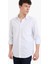 Regular Fit Polo Yaka Keten Yazlık Uzun Kollu Gömlek E1730AX25SP 1