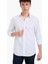 Regular Fit Polo Yaka Keten Yazlık Uzun Kollu Gömlek E1730AX25SP 4