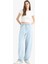 Baggy Fit Yüksek Bel Düz Paça Jean Pantolon E1684AX25SM 4