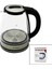 Cam - Ledli Kettle 1.8lt 1500W Çelik Taban - Krom Kapak 360° Gövde Plastik Kulp 1