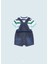 Erkek Bebek Denim Solapet Tişört 2 Li Set 1628 2