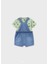 Erkek Bebek Denim Solapet Tişört 2 Li Set 1628 3