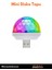 Mini Disko Topu Işıklı ve Sese Duyarlı USB Girişli 4