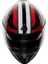 853 Shine Red Blue Full Face Motosiklet Kaskı 2