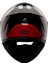 853 Shine Red Blue Full Face Motosiklet Kaskı 4