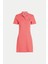 Kadın Tjw Badge Pique Polo Elbise - Pembe 5