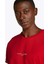 Erkek Tommy Logo Tipped Tee T-Shirt - Kırmızı 5