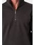 Luxury Tech Regular Kalıp Dik Yakalı Yarım Fermuarlı Erkek SWEATSHIRT-SW-1099 2