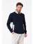 Regular Fit 3 Cepli Yandan Büzgülü Dik Yaka Pamuk Erkek SWEATSHIRT-PIN-1043 3