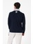 Regular Fit 3 Cepli Yandan Büzgülü Dik Yaka Pamuk Erkek SWEATSHIRT-PIN-1043 5