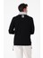 Regular Fit 3 Cepli Yandan Büzgülü Dik Yaka Pamuk Erkek SWEATSHIRT-PIN-1043 4