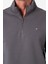 Pamuklu Dik Yaka Yarım Fermuarlı Regular Fit Erkek SWEATSHIRT-SW-1095 2