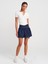 80577 Anvelop Mini Denim Etek-Lacivert 1