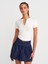 80577 Anvelop Mini Denim Etek-Lacivert 4