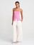 10739 Straplez Düğmeli Triko Top-Pembe 4