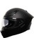 853 Solid Matt Black Full Face Motosiklet Kaskı 1