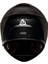 853 Solid Matt Black Full Face Motosiklet Kaskı 4