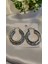 Silver Halka Detaylı Vıp Küpe 2