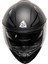 853 Solid Matt Black Full Face Motosiklet Kaskı 2