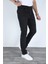 Erkek Regular Fit Rahat Kesim Denim Siyah Jeans 5