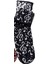 çorap patik yünlü orlon karışım akrilik Lambswool siyah/ beyaz desenli akrilik unisex ÇP1-1 3