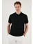 Erkek Slim Fit Serin Tutan Polo Yaka Düğmeli T-Shirt -D7087 1