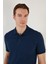 Erkek Slim Fit Serin Tutan Polo Yaka Düğmeli T-Shirt -D7087 4