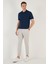 Erkek Slim Fit Serin Tutan Polo Yaka Düğmeli T-Shirt -D7087 3