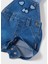 Erkek Bebek Yazlık Tişört Denim Solapet Şort 2 Li Set 1680 3