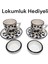 Kahve Fincanı Siyah Benekli Lokumluk Hediyeli 2 Kişilik 100 ml Double Boy 1