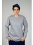 Unisex Yüksek Kaliteli Pamuklu Basic Oversize Bisiklet Yaka Sweatshirt 1