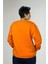 Unisex Yüksek Kaliteli Pamuklu Basic Oversize Bisiklet Yaka Sweatshirt 3