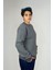 Unisex Yüksek Kaliteli Pamuklu Basic Oversize Bisiklet Yaka Sweatshirt 2