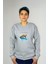 Kaplumbağa Baskılı Özel Tasarım Pamuklu Oversize Unisex Sweatshirt 1
