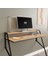 Anka Metal Ayaklı Çalışma Masası - Atlantik Çam/ Siyah 3
