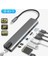 USB Type-C Hub Dönüştürücü Çoklayıcı USB Hdmi, Tf, Sd, Pd, Ethernet Çevirici 8in1 2