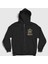 Unisex Siyah Throw Ufc Mma Hediye Güreşçi Güreş Fermuarlı Kapüşonlu Sweatshirt 1