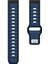 Google Ticwatch S2 Wear Os Uyumlu Kordon Kayış Silikon 22/135KRD Lacivert Siyah 1