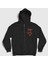 Unisex Siyah Sauron 1 Yüzüklerin Efendisi Lord Of The Rings Fermuarlı Kapüşonlu Sweatshirt 1