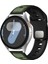 Xiaomi Redmi Watch 5 Active Uyumlu Kordon Kayış Silikon 22/135KRD Yeşil Siyah 2