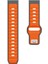 Samsung Galaxy Watch 46MM 22MM Uyumlu Kordon Kayış Silikon 22/135KRD Turuncu Gri 1