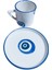 Kahve Fincanımavi Nazarlı 2 Kişilik 4 Parca 100 ml Double Boy 1