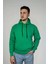 Unisex Pamuklu Basic Oversize Kapüşonlu Sweatshirt 1