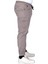 Mode Xl Büyük Beden Erkek Pantolon Keten Kargo Jogger 21911 Taş Rengi 2