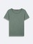 LTB Kadın Basıc Kısa Kollu U Yaka Regular Yeşil T-shırt 1