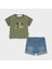 Erkek Bebek Denim ŞortT - Shirt2 Li Set 1