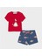 Erkek Bebek Şort MayoT - Shirt2 Li Set 1