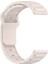 Xiaomi Redmi Watch 5 Lite Uyumlu Kordon Kayış Silikon 22/132KRD Krem 2