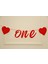 "one" Yazılı 1 Yaş Banner Doğum Günü Parti Yazısı 1