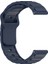 Honor Watch Gs Pro Uyumlu Kordon Kayış Silikon 22/132KRD Lacivert 2